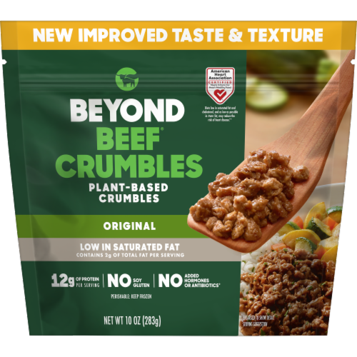 Beyond Meat® Beefy Plant-Based Protein Crumbles Perspective: front