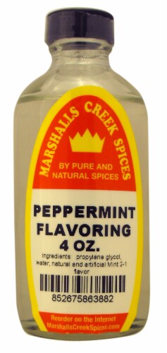 Marshalls Creek Spices PEPPERMINT FLAVORING  4 oz Kosher Perspective: front