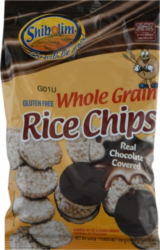 Shibolim® Chocolate Whole Grain Rice Cakes Perspective: front