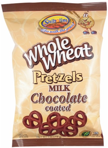 Shibolim Milk Chocolate Covered Pretzels Perspective: front