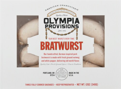 Olympia Provisions Bratwurst Perspective: front