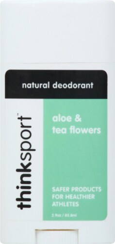 Thinksport Aloe & Tea Flowers Natural Deodorant Perspective: front