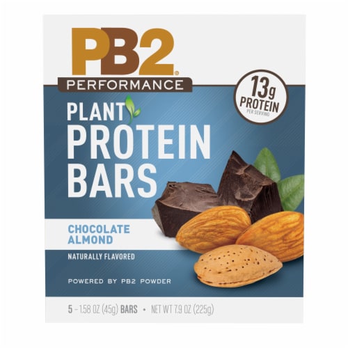 PB2 Performance Chocolate Almond Protein Bars Perspective: front