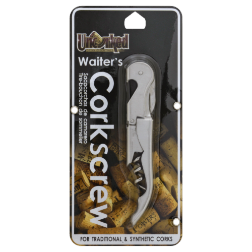 Uncorked Waiter's Corkscrew Perspective: front