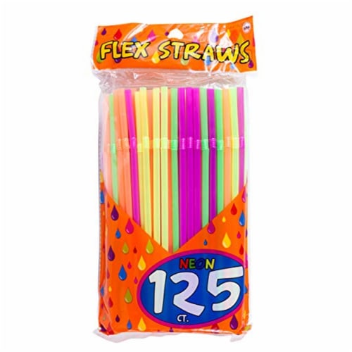 Neon Flex Straws Perspective: front