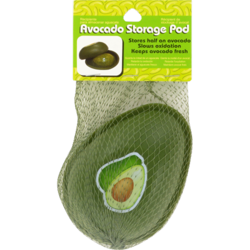 Joie Fresh Pod Avocado Keeper Storage Container - Green Perspective: front