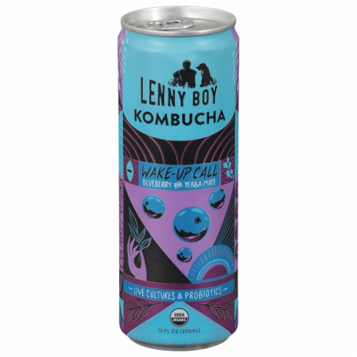 Lenny Boy Wake-Up Call Blueberry & Yerba Mate Kombucha