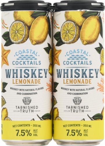 Coastal Cocktails Lemonade Whiskey Cocktail Perspective: front