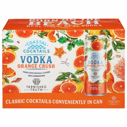Coastal Cocktails Vodka Orange Crush Perspective: front