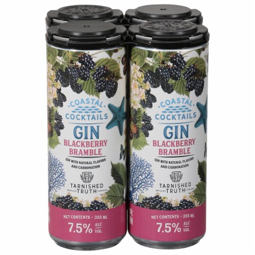 Coastal Cocktails Blackberry Bramble Gin Perspective: front