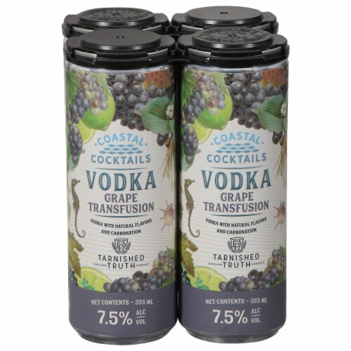 Coastal Cocktails Grape Transfusion Vodka Perspective: front
