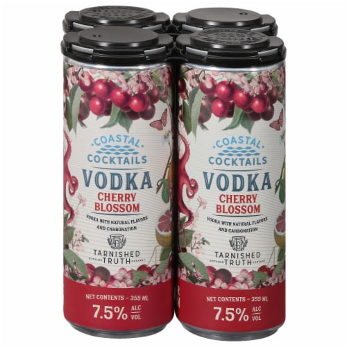 Coastal Cocktails Cherry Blossom Vodka Perspective: front