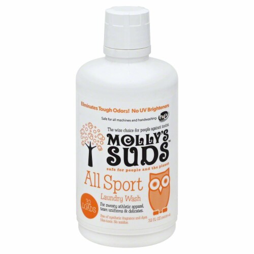 Molly's Suds All Sport Wash Liquid Laundry Detergent Perspective: front