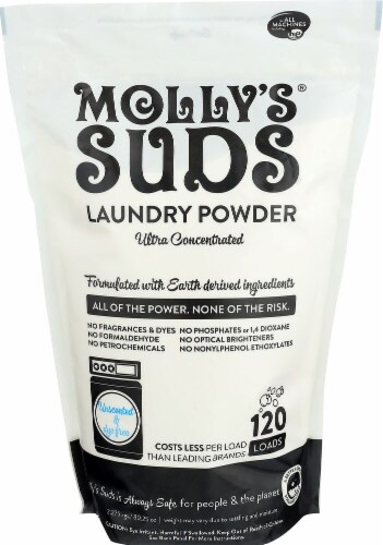 Molly's Suds  Unscented Laundry Powder Ultra Concentrated Perspective: front