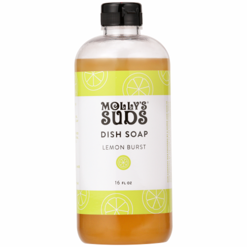 Molly's Suds Lemon Burst Dish Soap Perspective: front