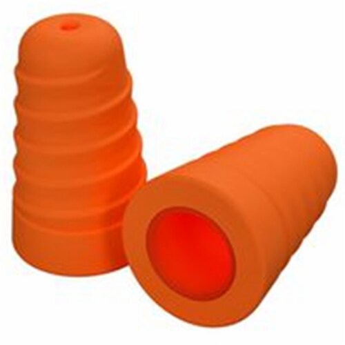 Plugfones 9336108 Ear Plugs Replacement Foam, Orange Perspective: front