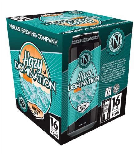 Ninkasi Hazy Domination Hazy IPA Beer Perspective: front