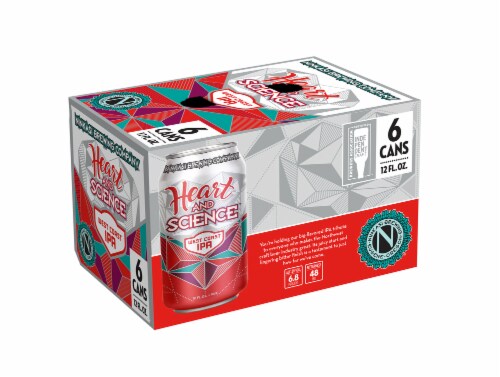 Ninkasi Brewing Company® Heart and Science™ West Coast IPA Beer Perspective: front