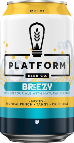 Platform Breezy Sour Ale Beer Perspective: front