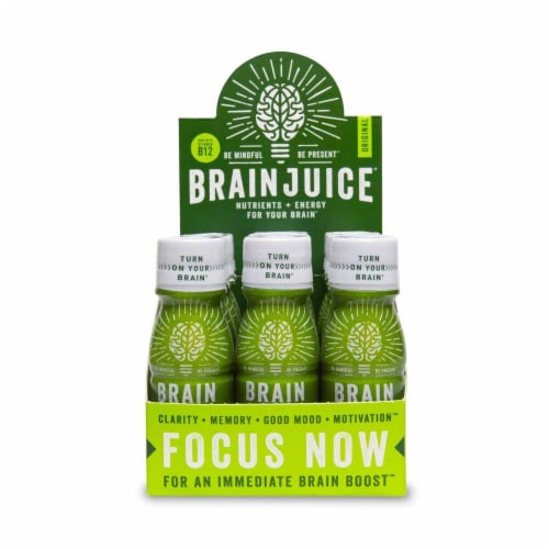 Brain Juice Original Liquid Supplement Perspective: front