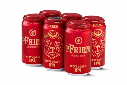 pFriem West Coast IPA Beer Cans Perspective: front