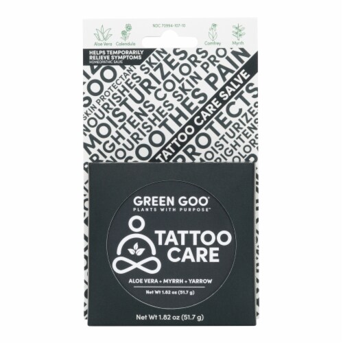 Green Goo Tattoo Care Salve Perspective: front