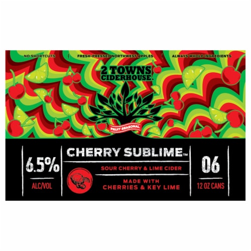 2 Towns Ciderhouse® Cosmic Currant Cranberry Currant Cider Perspective: front