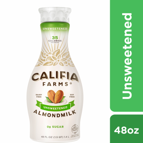 Califia Farms® Unsweetened Almond Milk Perspective: front