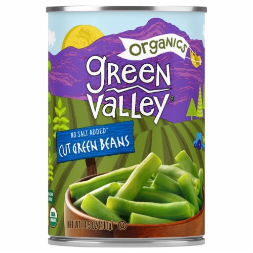 Green Valley® Organic Cut Green Beans Perspective: front