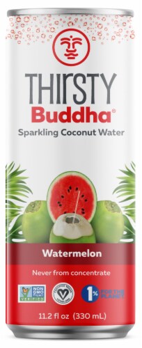 Temple Lifestyle Inc. Watermelon Sparkling Coconut Water Perspective: front