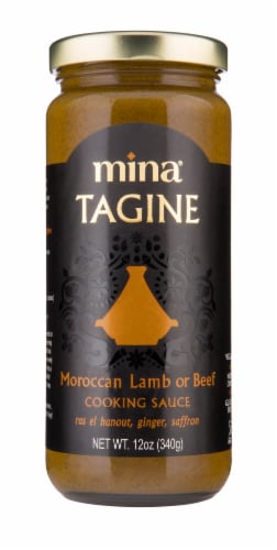 Mina Tagine Moroccan Lamb or Beef Cooking Sauce Perspective: front