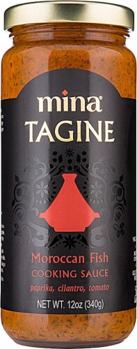Mina Tagine Moroccan Fish Cooking Sauce Perspective: front