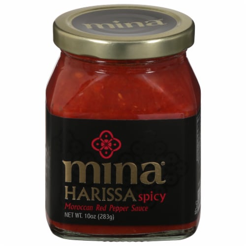 Mina Harissa Spicy Moroccan Red Pepper Sauce Perspective: front