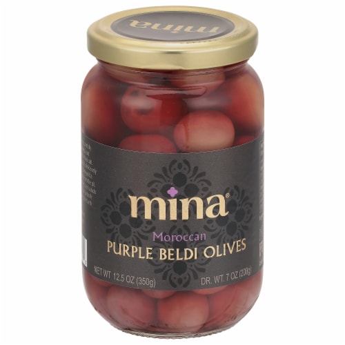 Mina Moroccan Purple Beldi Olives Perspective: front