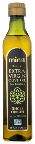Mina Single Origin Moroccan Extra Virgin Olive Oil Perspective: front
