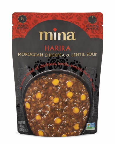Mina® Harira Moroccan Chickpea Lentil Soup Perspective: front