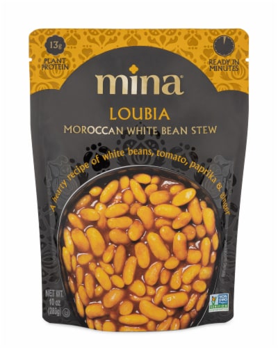 Mina® Loubia Moroccan White Bean Stew Perspective: front