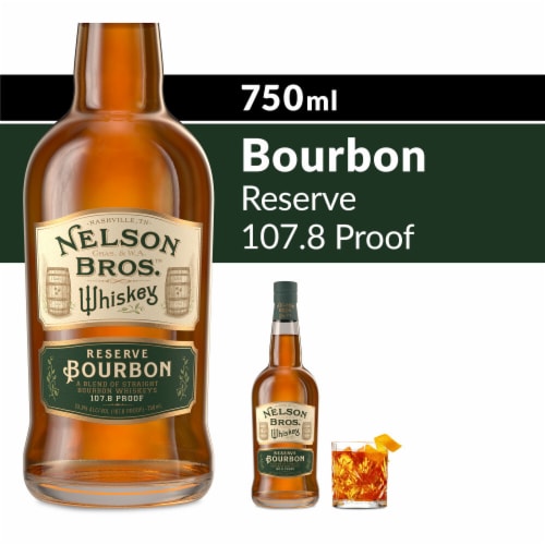 Nelson Brothers Reserve Bourbon Whiskey Perspective: front