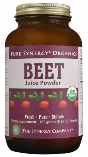 Pure Synergy  Organics Beet Juice Powder Perspective: front