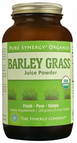 Pure Synergy Organics Barley Grass Juice Powder, 5.3 oz - Pay Less Super  Markets