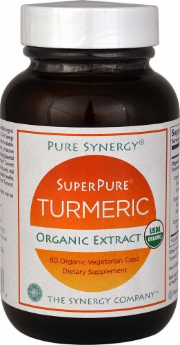 Pure Synergy  SuperPure® Turmeric Organic Extract Perspective: front