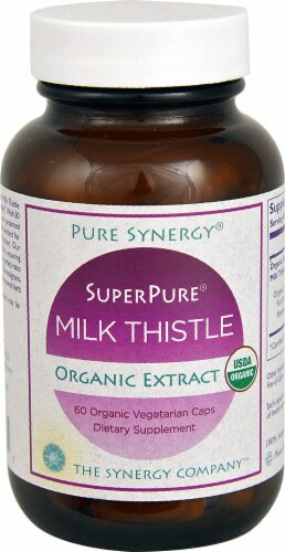 Pure Synergy  SuperPure® Milk Thistle Organic Extract Perspective: front