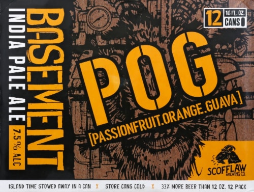 Scofflaw POG Basement India Pale Ale Perspective: front