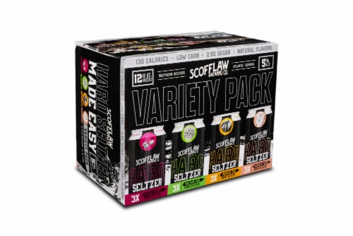 Scofflaw Southern Hard Seltzer Variety Pack Perspective: front