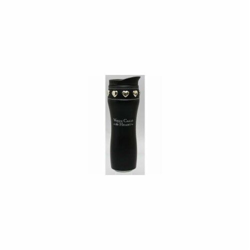 Edify Films 14 oz Coffee Tumbler - When Calls The Heart, Black Perspective: front