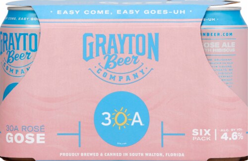 Grayton Beer Company Rose Gose Perspective: front