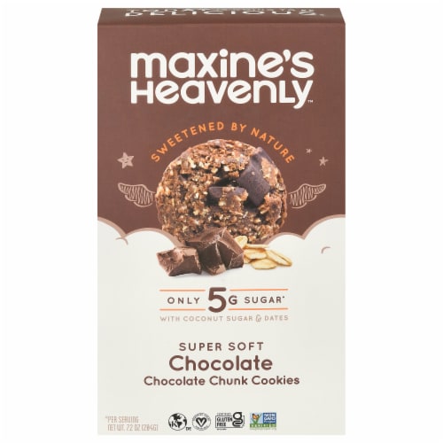 Maxine's Heavenly™ Super Soft Chunk Chocolate Chip Cookies Perspective: front