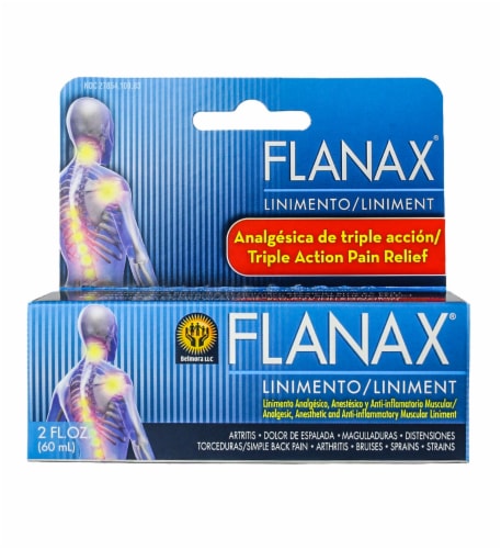 Flanax Alivia Dolor Pain Relief Liniment Perspective: front