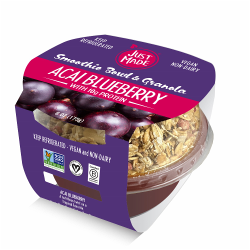 Just Made® Acai Blueberry Smoothie Bowl Perspective: front