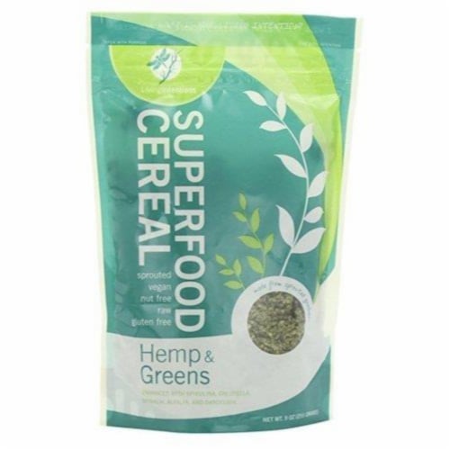 Living Intentions Hemp & Greens Superfood Cereal Perspective: front